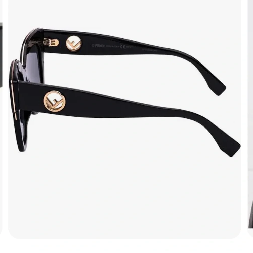 Fendi FF 0359/G/S Sunglasses (807 Black) - Picture 5 of 13